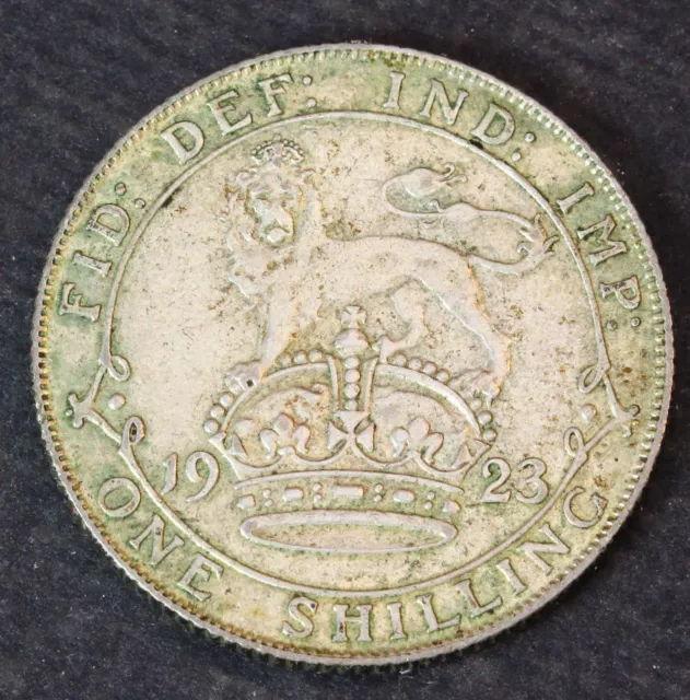 GREAT BRITAIN 1 Shilling 1923 - Silver 0.500 - George V. - VF - 868