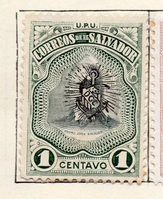 El Salvador 1906 Early Issue Fine Mint Hinged 1c. 120989