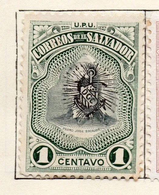 El Salvador 1906 charnière fine édition précoce 1c. 120989