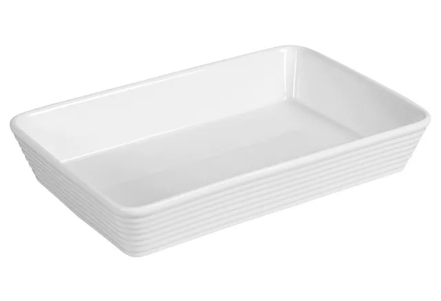 KÜCHENPROFI Auflaufform Burgund 35x24x6cm weiß   120235