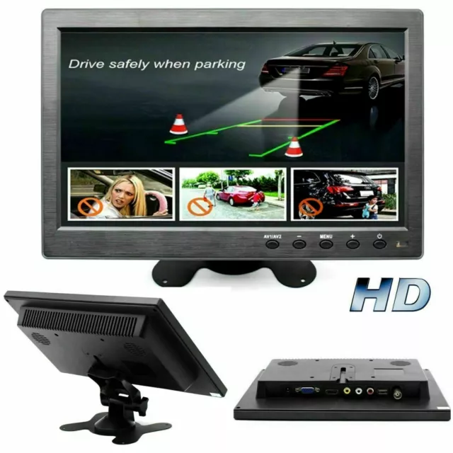 (Monitor HDMI Schermo LCD TFT 10.1 POLLICI 1080p Altoparlante VGA BNC USB