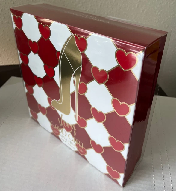 very GOOD GIRL CAROLINA HERRERA 3 P GIFTSET :2.7 EDP Spray,3.4 Lotion,7 ML Mini