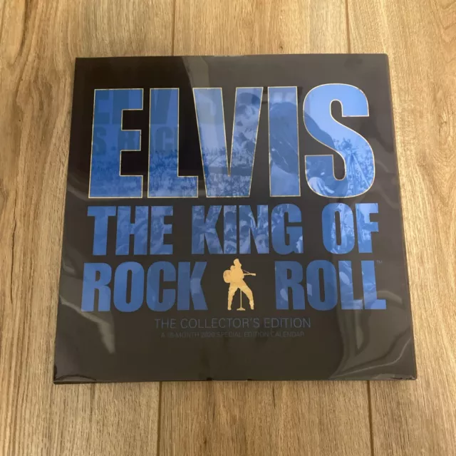 Elvis Presleyking Of Rock N Roll 2020 Calendar Collectors Edition Rare Brand New