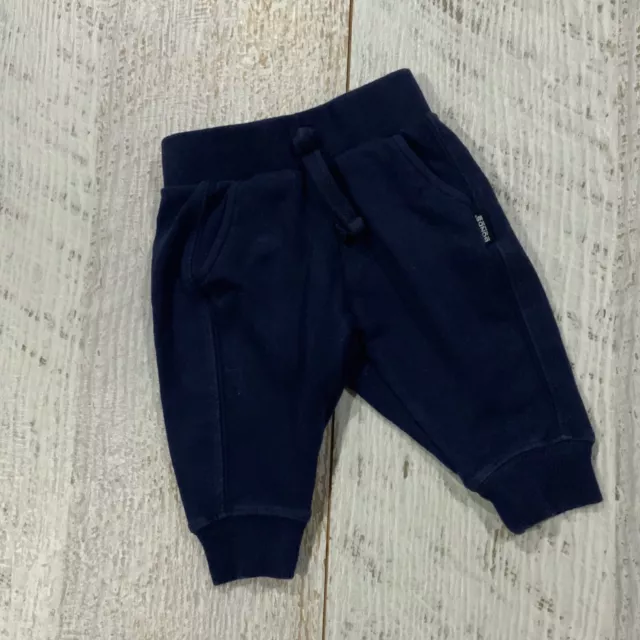 BONDS baby boys Sz 0-3 mths , navy blue track pants leggings  000