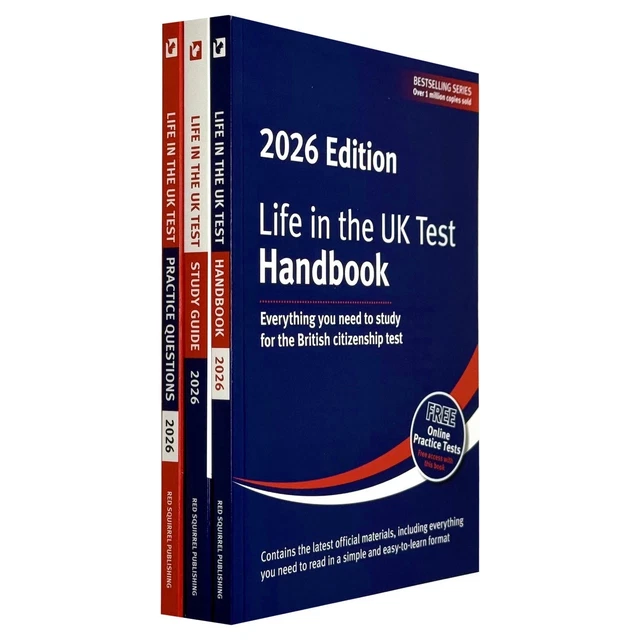 LIFE IN THE UK Test 2026 Collection 3 Books Set By Henry Dillon ...