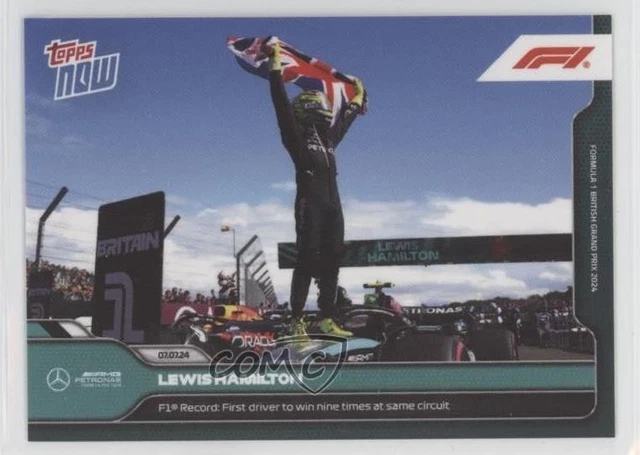 2024 TOPPS NOW Formula 1 /7696 Lewis Hamilton #039 $3.97