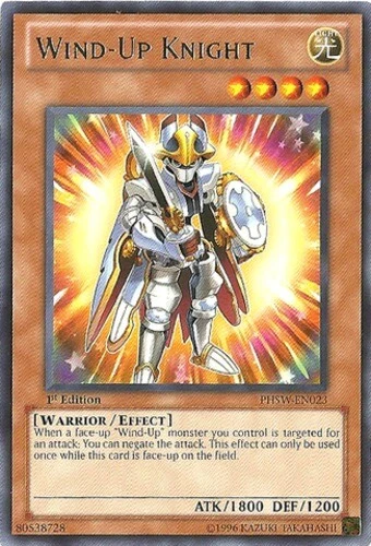 Yugioh! Wind-Up Knight - PHSW-EN023 - Rare - 1st Edition Near Mint, English