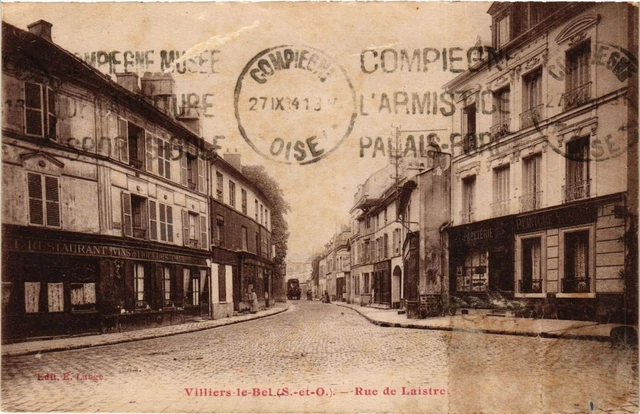CPA VILLIERS-le-BEL - Rue de Laistre (380902)