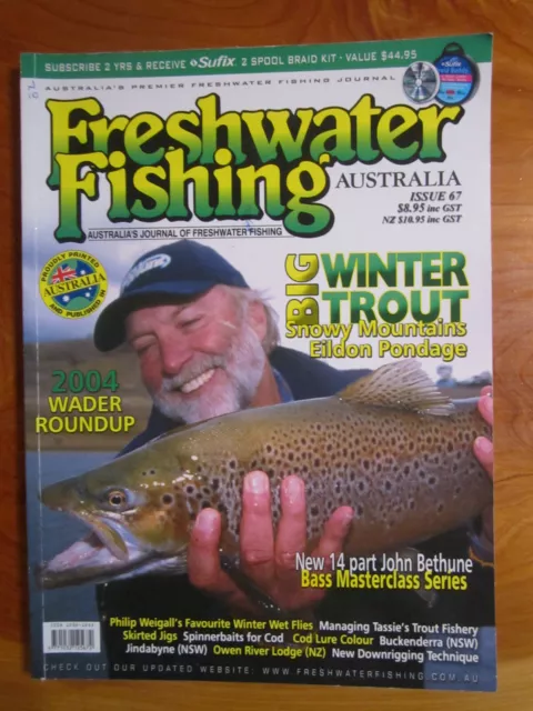FISHING MAGAZINE FRESHWATER Fishing Australia Issue 67 July/ Aug * Must See  * $5.00 - PicClick AU
