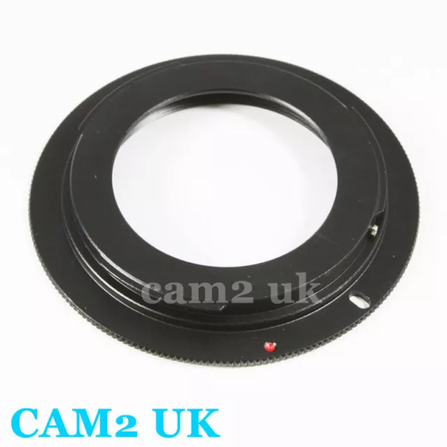 M42 screw mount lens to Canon EOS EF adapter black 70D 5D II III 1D X 700D 650D