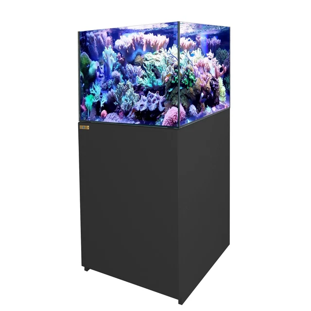 90 Gallon Black Coral Reef Aquarium Tank Ultra Clear transpare Glass with Sump