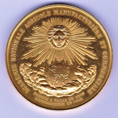 Medal Academy National Agricultural Manufacturiere And Commercial 1830-1848