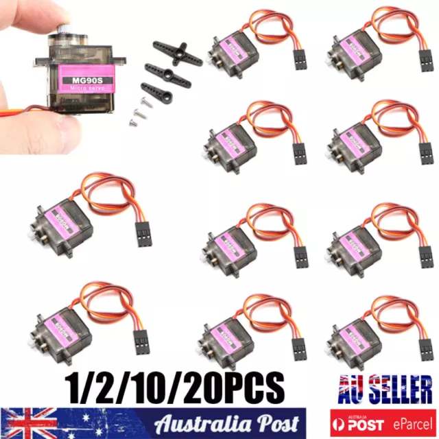 20X Digital Micro Servo Torque Motor MG90S 9g - RC 250 450 Airplane Car Boat