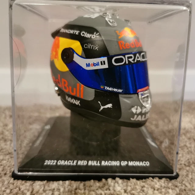 SERGIO CHECO PEREZ Monaco Helmet 2022 1/4 Scale Winner Red Bull Racing ...