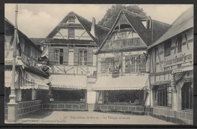 Postcard Nancy Meurthe et Moselle, Exposition 1909, Le Village Alsacien, 18