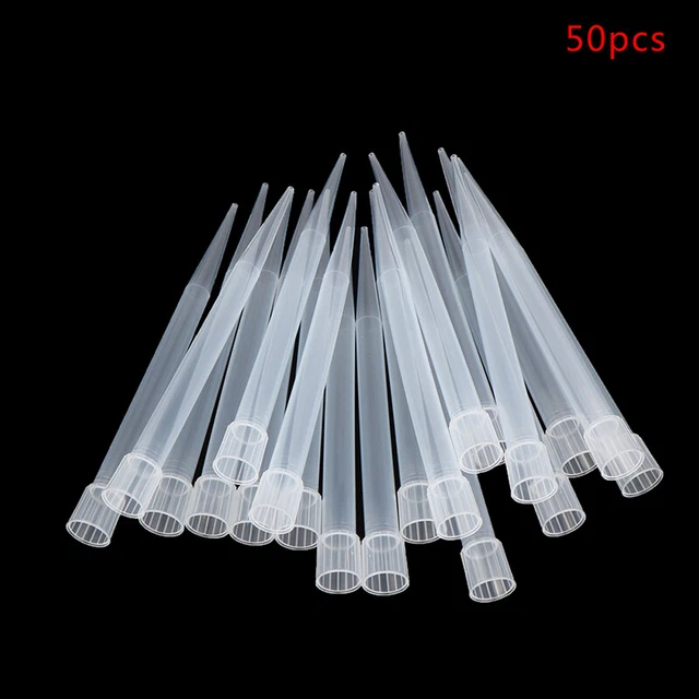 50Pcs 5mL Pipette Tip Lab Chemical Transparent Liquid Micropipette Pipettor .AY