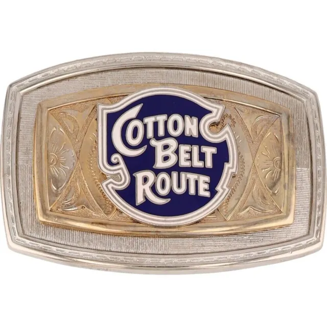 Cotton Belt Route St Louis Railway Ssw Railroad Rail NOS Vintage belt Buckle