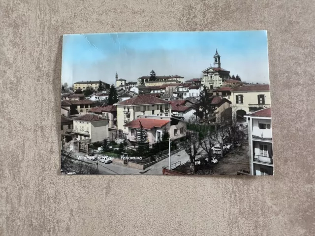 Cartolina Villafranca D’ Asti Panorama Viaggiata 1967 Bf