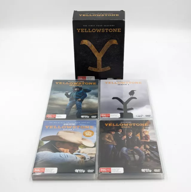 Yellowstone Season 1 2 3 4 Boxset DVD TV Series Region 1 2 4 NTSC