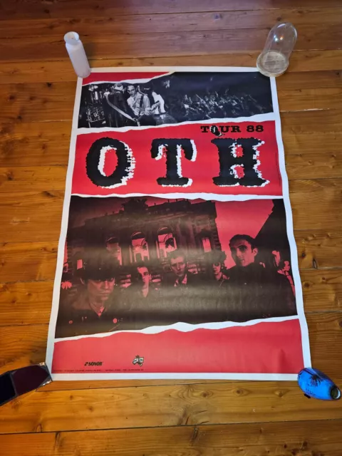 OTH Live tour 88 poster Affiche Original 100X70cm NEW MINT French Punk O.T.H