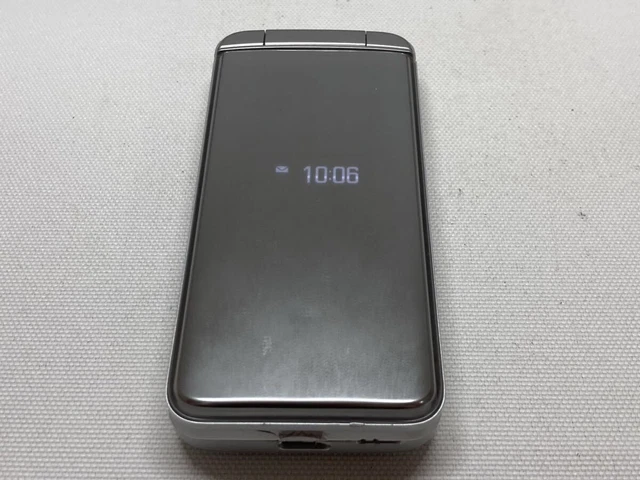 KYOCERA 902KC DIGNO KEITAI 3 ANDROID FLIP PHONE Silver UNLOCKED