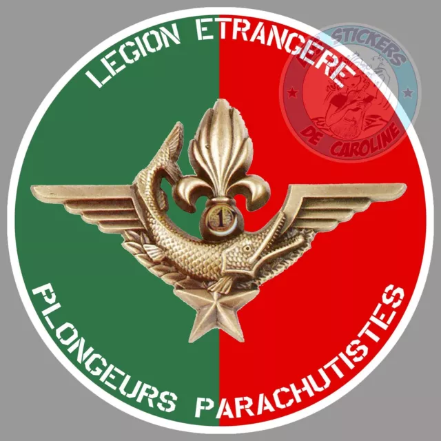 Sticker Legion Etrangere Plongeurs Parachutistes Plongeur Autocollant Lz015