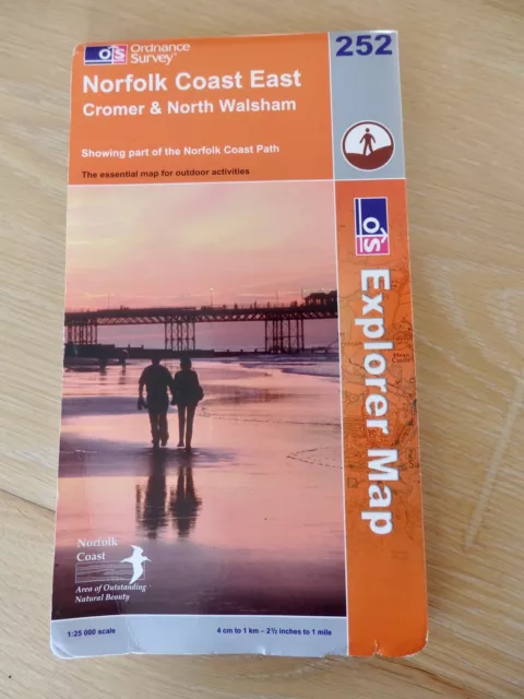 Ordnance survey map. Norfolk Coast East. Revised 2001 reprinted 2006. 