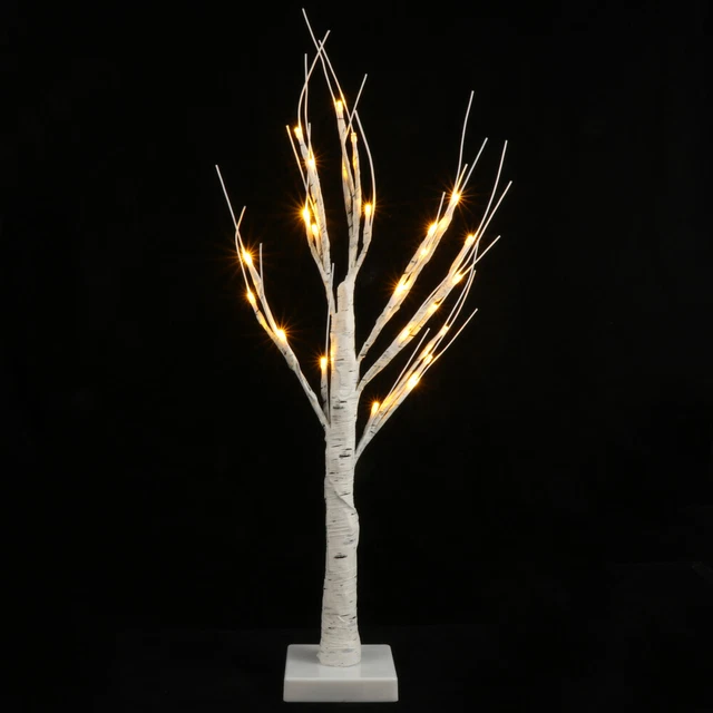 Dekorative LED-Lampe Baum-förmige Desktoplampe vorhanden Kartenhalter (warmes