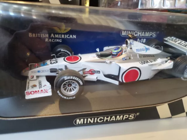 Minichamps 1/18 Scale 180 000023 - BAR Honda 02 R.Zonta #23 F1