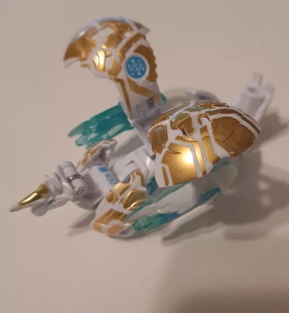 Bakugan Armored Alliance PEGATRIX x GILLATOR Fusion Gate Trainer * White  Dragon