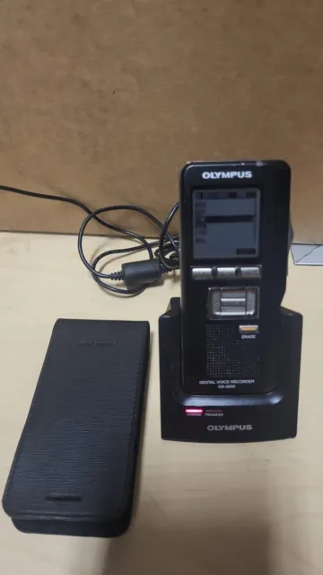 Olympus Digital Voice Recorder DS-5000 , Recorder w/ Dock & Case