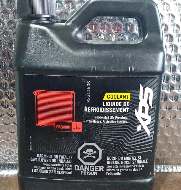 Can-Am New OEM XPS Extended Life Pre-Mixed Coolant (Orange) 1 Quart 9779150