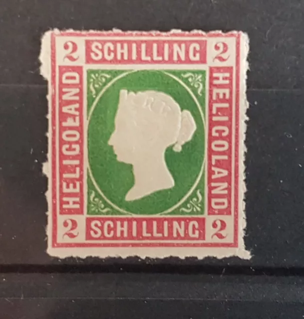 AD Helgoland: MiNr. 3 ungebraucht, signiert