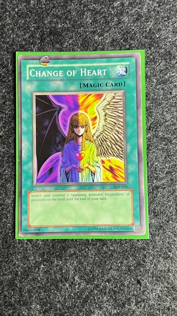 Yu-Gi-Oh! Change Of Heart Card - SDP-030 Common Unlimited Edition, Starter Deck Pegasus