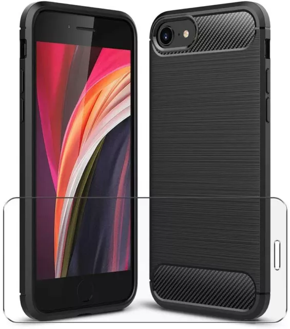 Carcasa para IPHONE Se 2020 11 Profesional XS Max XR 6 7 8 Plus + Vidrio Mojado