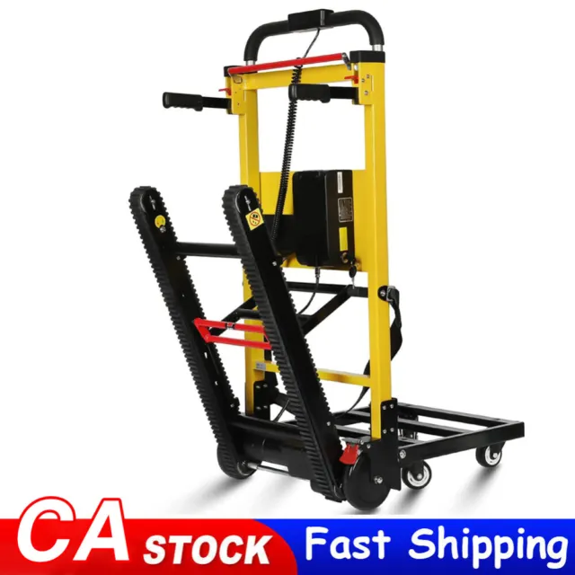 Folding Electric Stair Climbing Hand Truck Moving Heavy Objects Up & Down Stairs