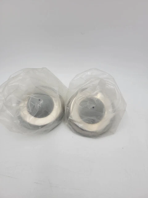 IVES Commercial Door LOT OF 2 Convex Wall Bumpers Brushed Nickel?