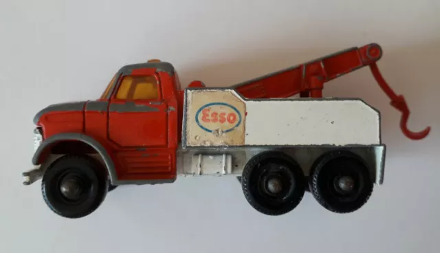 MATCHBOX LESNEY VINTAGE 71C Ford Heavy Wreck Truck Scarce Amber