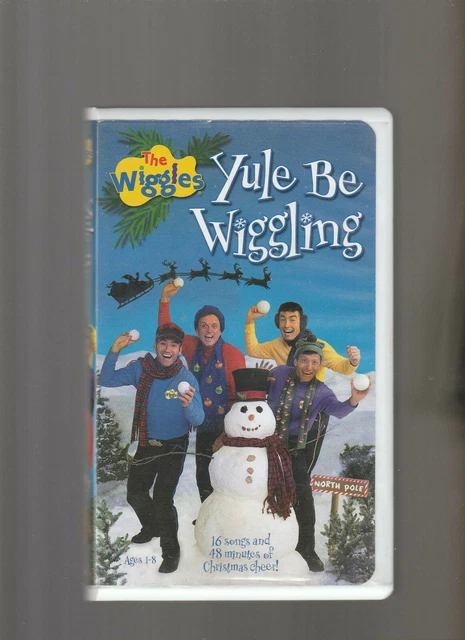 THE WIGGLES YULE Be Wiggling VHS Video Tape 16 Kids Christmas Songs ...