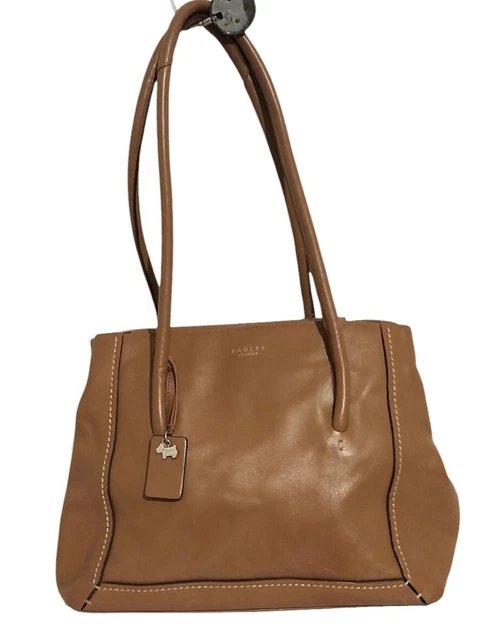 RADLEY TAN LEATHER Medium Shoulder Bag 40.00 PicClick UK
