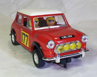 Ed. Altaya QQ Scx Spain Scalextric ALTAYA COCHES MITICOS Mini Cooper No 177 Red Limit 