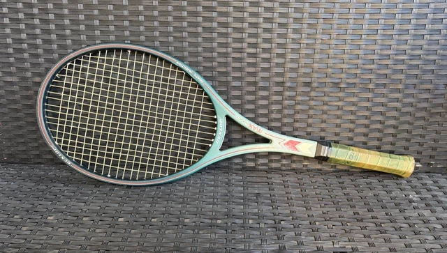 Raquette De Tennis Dunlop Max 200G John McEnroe - Graphite - Poignée Cuir 4 1/2