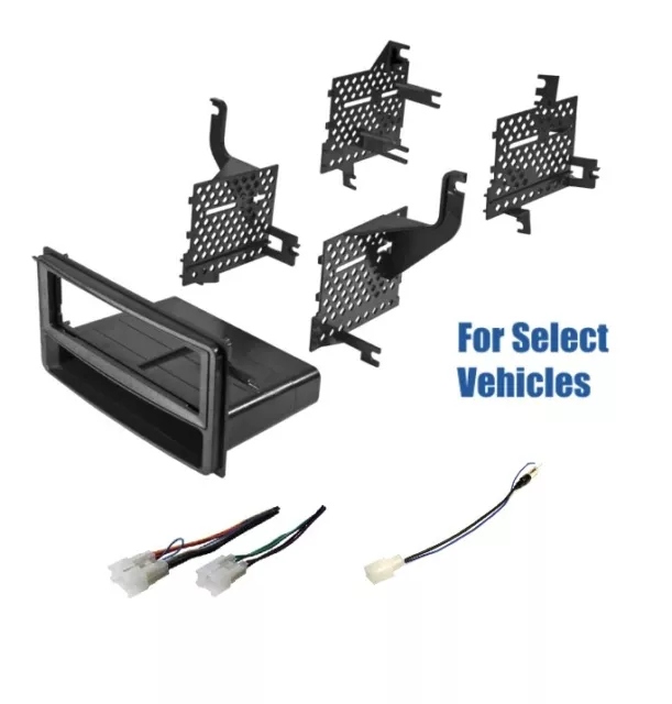 Car Stereo Radio Install Dash Wire Kit Combo for some 2012-2017 Toyota Yaris