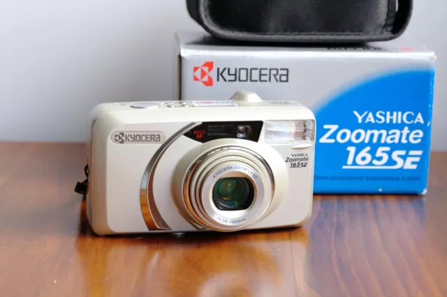 YASHICA Kyocera  Zoomate 165SE ,  Compact 35mm film Camera,   - Boxed   * EXC+ *