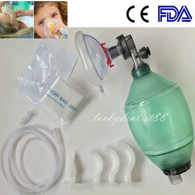 CPR RESUSCITATOR RESCUE Mask Air Breathe Ball Respirator for Ambulance