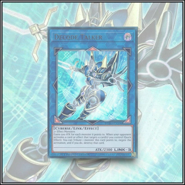 YuGiOh DECODE TALKER | Ultra Rare *GREAT CARD* YUSAKU'S DECK CHAMPION 💎