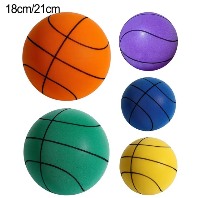 Balle de sport en mousse avec panier basket-ball intérieur silencieux (2118  cm