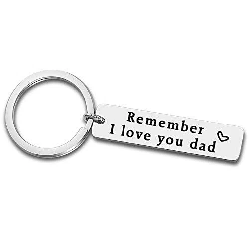 XGAKWD Father's Day Gifts from Daughter Son - Remember I Love You Dad Jewelry
