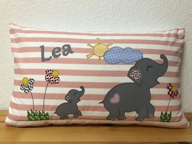 Coussin Personnalisable Enfant Licorne Avec Nom - Housse De Coussin 40x40 Cm Cadeau Anniversaire Garçon Fille