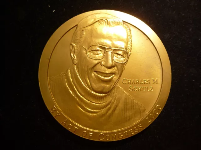 Bronze　PicClick　$37.21　SCHULZ　Brown　Charlie　M.　Snoopy,　Mint　Medal,　3''　CHARLES　AU